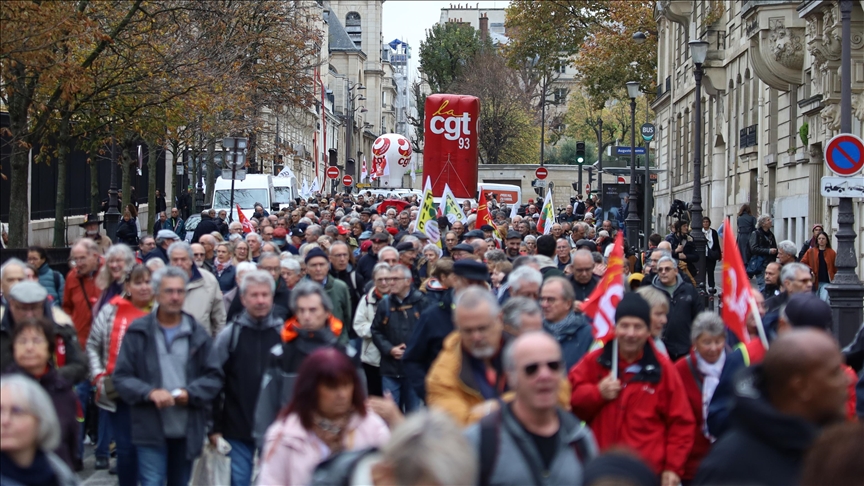  Протест на пензионерите во Франција за повисоки пензии