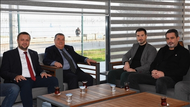Samsunspor Başkan Vekili Bilen'e AA'dan ziyaret