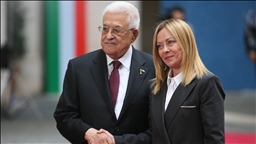 Palestinian president, Italian premier discuss Gaza ceasefire, two-state solution