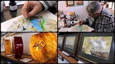 Uzay bilimleri mühendisliğini bırakıp kendisini minyatür sanatına adadı