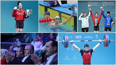 Türkiye 6. İslami Dayanışma Oyunları'nın 5. gününü 22 madalya ile tamamladı