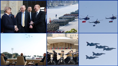 Azerbaycan, Karabağ Zaferi'nin 5. yılını askeri geçit töreniyle kutladı