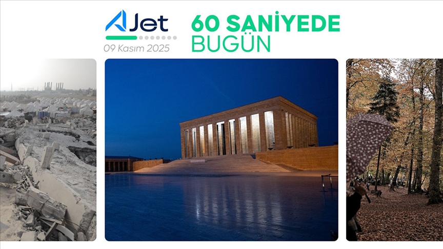 60 saniyede bugün (09 Kasım 2025)