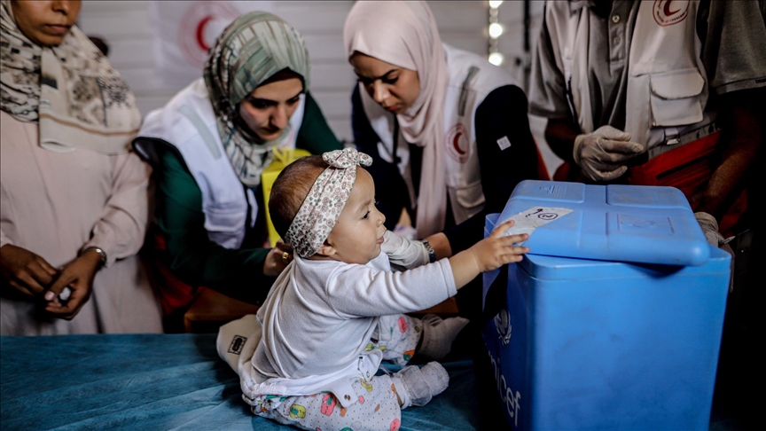 غزة.. انطلاق حملة تطعيم للأطفال دون سن الثالثة