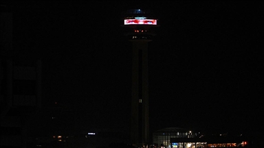 Atakule'ye "10 Kasım Atatürk'ü Anma Günü"ne özel yansıma