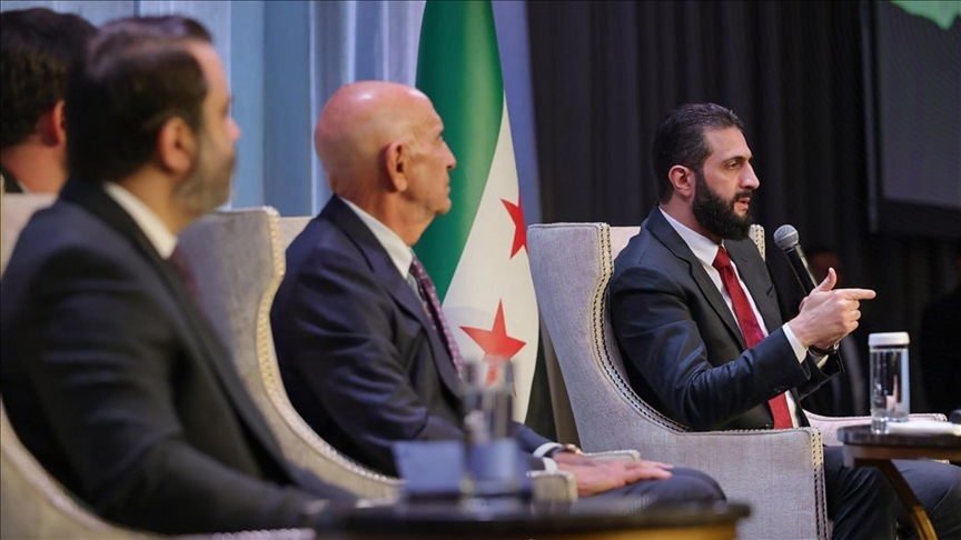 الشرع لسوريين بواشنطن: عازمون على إعادة البناء وتجاوز التحديات