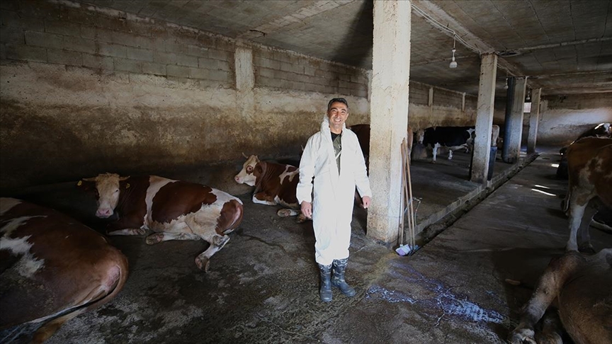 Devlet desteğiyle çiftlik kuran eski hükümlü hayatında yeni bir sayfa açtı