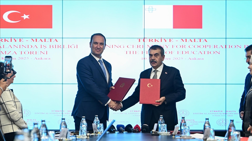 Türkiye ile Malta arasında eğitimde işbirliği protokolü imzalandı