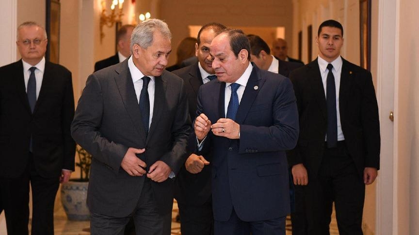 السيسي وشويغو يبحثان التطورات بغزة وتسوية أزمة روسيا وأوكرانيا