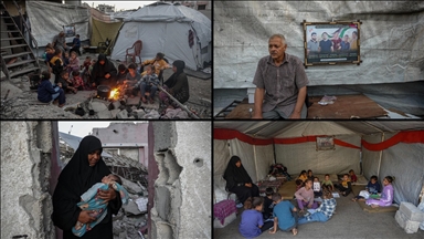 İsrail saldırılarında 5 çocuğunu kaybeden Gazzeli yaşlı çift, 36 toruna bakıyor