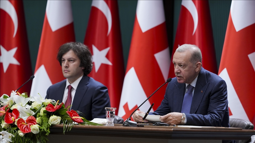 أردوغان يبحث مع كوباخيدزه جهود الإنقاذ المتعلقة بالطائرة المنكوبة