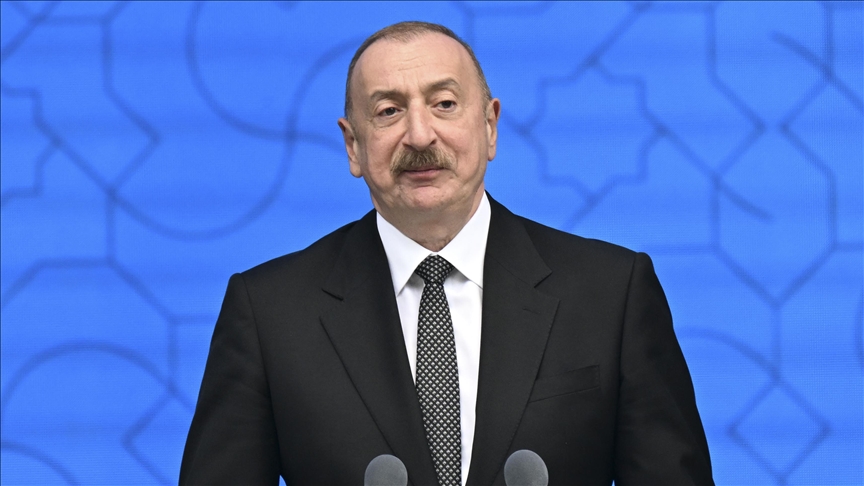 علييف يبعث برقية تعزية لأردوغان في ضحايا الطائرة المنكوبة