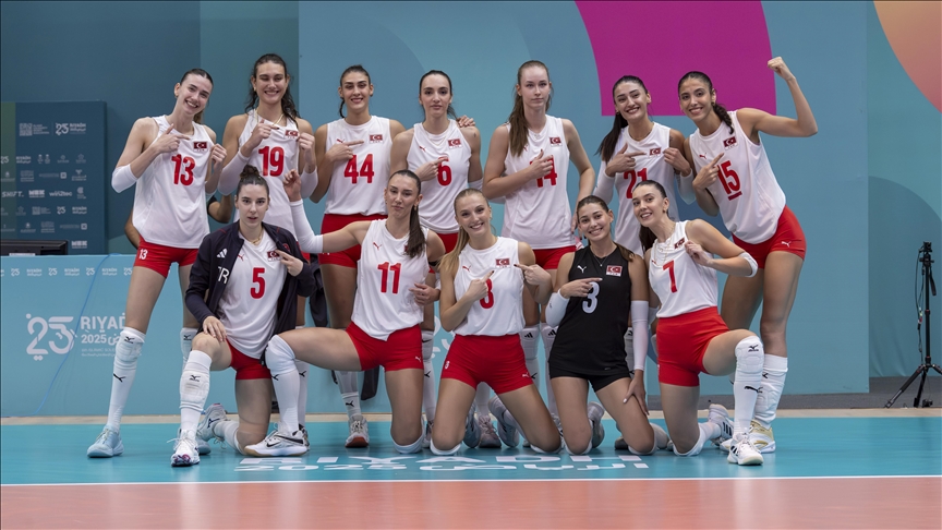 6. İslami Dayanışma Oyunları'nda Kadın Milli Voleybol Takımı, Tacikistan'ı 3-0 yendi