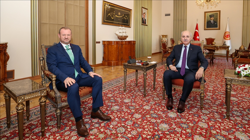 TBMM Başkanı Kurtulmuş, RTÜK Başkanı Daniş'i kabul etti