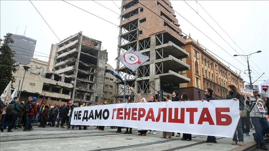 U Beogradu održan protest „Ne damo Generalštab“