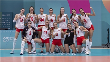 6. İslami Dayanışma Oyunları'nda Kadın Milli Voleybol Takımı, Tacikistan'ı 3-0 yendi