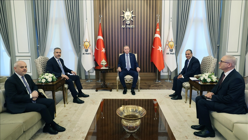 Turkish president receives Egyptian foreign minister in Ankara