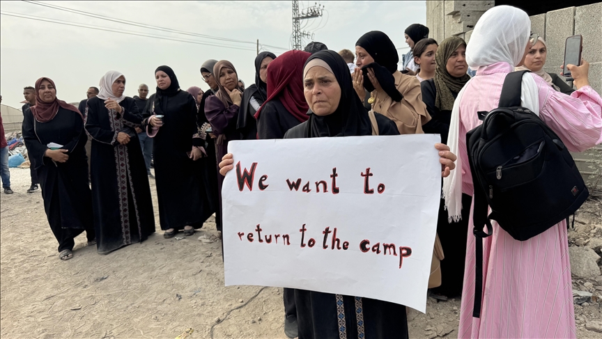 الضفة.. نازحون فلسطينيون يطالبون بالعودة إلى مخيم نور شمس