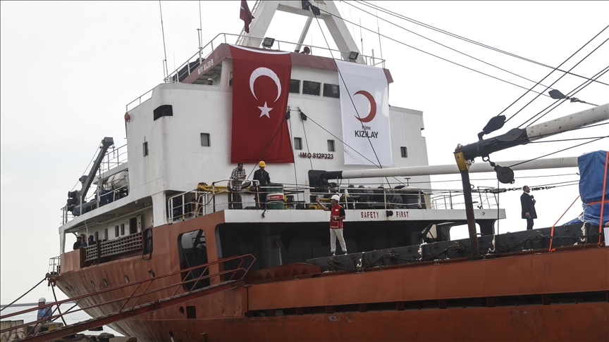 Турција го испрати 18-тиот „Брод на добрината“ со помош за зимските услови и залихи од храна за Газа