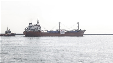 انطلاق سفينة تركية تحمل 800 طن من المساعدات الإنسانية لأجل غزة 