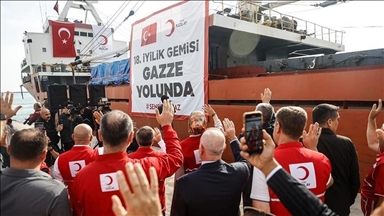 Turska poslala 18. “Brod dobrote” s 800 tona pomoći za Gazu