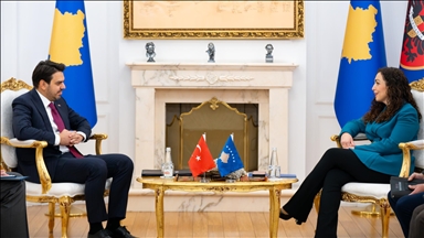 Presidentja Osmani priti në takim kryetarin e TIKA-s, Abdullah Eren