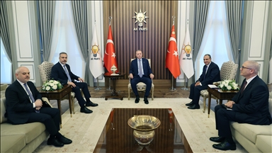 Turkish president receives Egyptian foreign minister in Ankara
