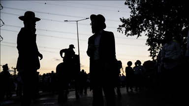 Dozens of ultra-Orthodox Jews protest in West Jerusalem against military conscription