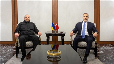 Bakan Fidan,  Ukrayna Ulusal Güvenlik ve Savunma Konseyi Sekreteri Umerov ile Ankara'da görüştü