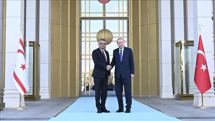Erdogan dočekao novoizabranog predsjednika Turske Republike Sjeverni Kipar u Ankari