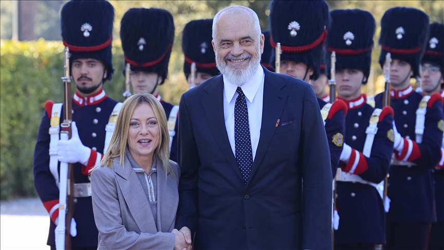 Mbledhja e përbashkët ndërqeveritare Shqipëri Itali  Rama pritet në Romë nga Meloni