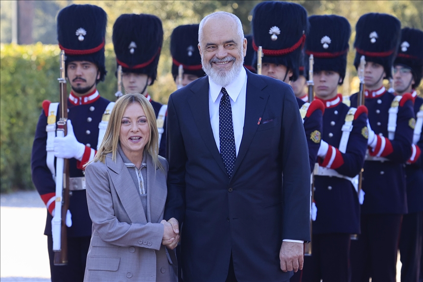 Međuvladin sastanak Albanije i Italije, Meloni dočekala Ramu u Rimu
