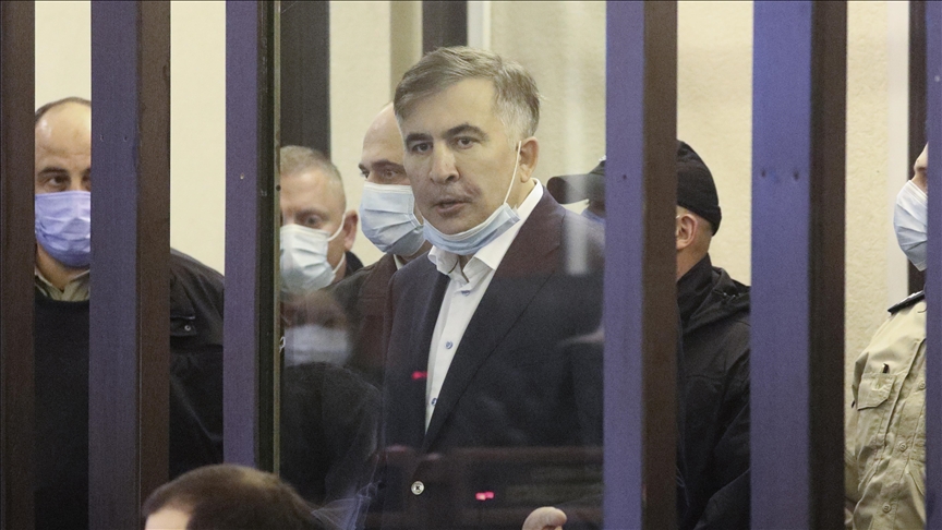 Georgian ex-president returned to prison after 3 years of hospital treatment