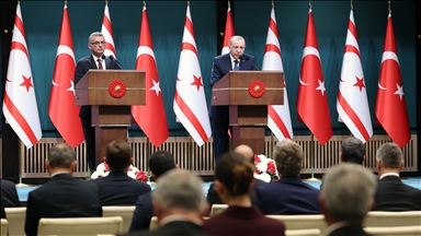 Cumhurbaşkanı Erdoğan: Kıbrıs meselesine çözümün Ada'da iki devletin bir arada var olmasından geçtiğine inanıyoruz