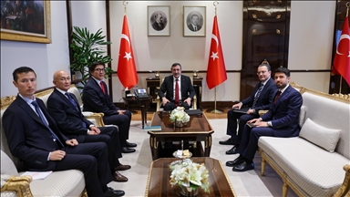 Cumhurbaşkanı Yardımcısı Yılmaz, Kırgızistan Bakanlar Kurulu Başkan Yardımcısı Baysalov'u kabul etti