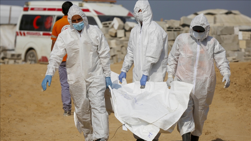 U Gazi ukopavaju neidentificirana tijela Palestinaca koja je predao Izrael