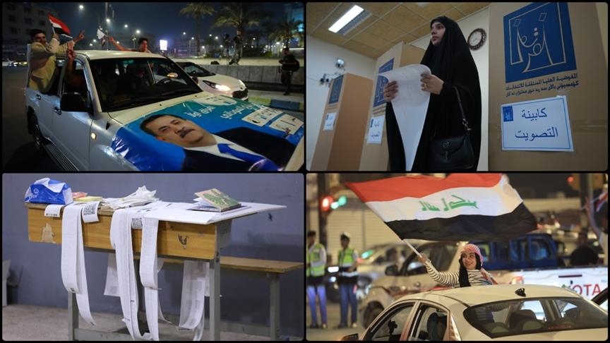 ڕێژەی بەشداری لە هەڵبژاردنە گشتییەکەی عێراق سەدا ٥٦ بوو