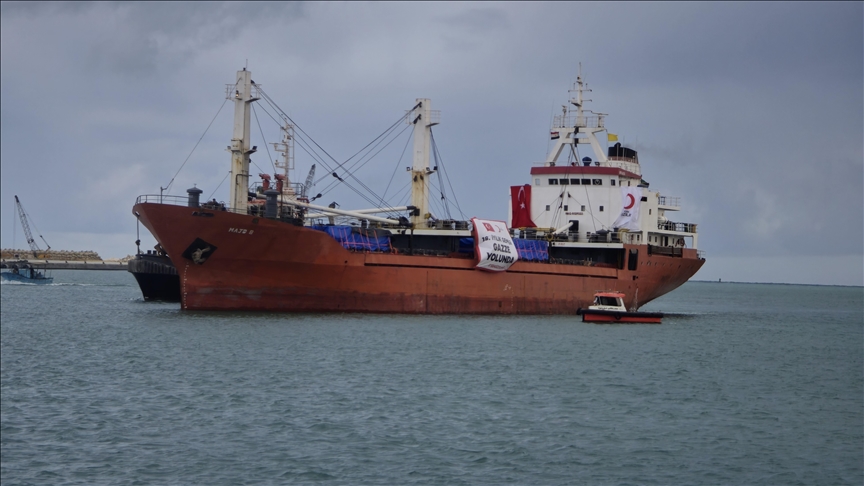 Anija e 18 të me ndihma nga Turqia për Gazën mbërrin në portin egjiptian