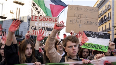 Students across Italy protest Meloni government