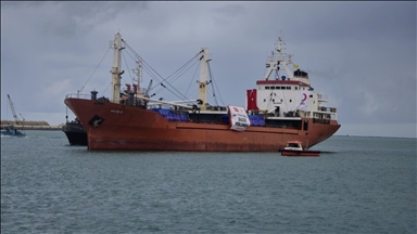 هجدهمین کشتی «نیکی» ترکیه برای غزه وارد بندر العریش شد