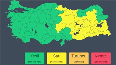 Ji bo Erziromê hişyariya barana gur û berfê hat dayîn