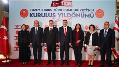 Turkish vice president congratulates Turkish Cypriots on Republic Day, attends TRNC parliament reception