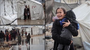 Gaza : des inondations aggravent les conditions de vie tragiques des personnes déplacées