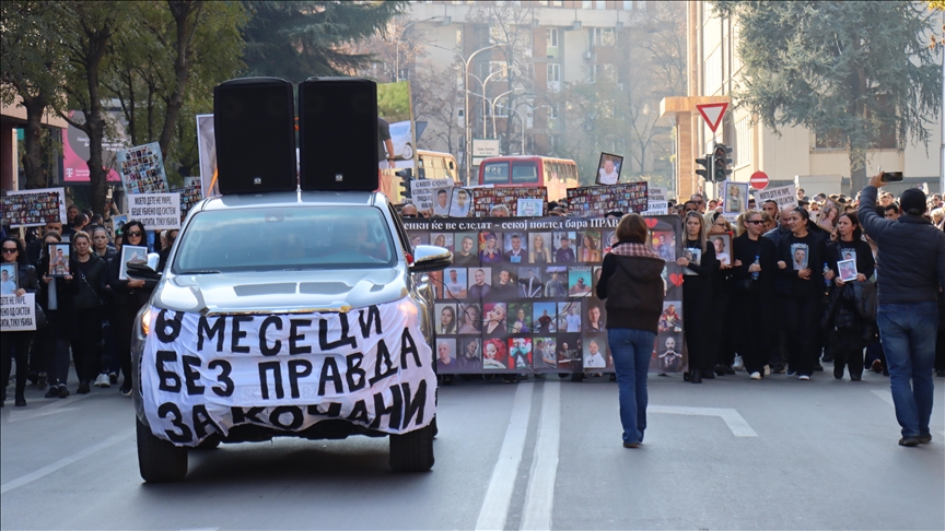 Protesta në Shkup, kërkohet drejtësi për 63 viktimat nga zjarri në Koçan