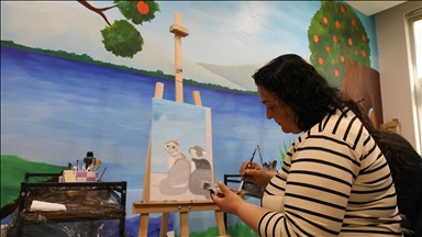 Denizli'deki merkezde psikiyatri hastaları sanatla rehabilite ediliyor