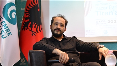 Arnavutluk'ta yazar Furkan Çalışkan ile söyleşi programı düzenlendi