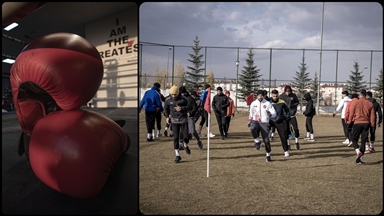 Milli kick boksçular Dünya Şampiyonası için Palandöken'de güç depoluyor