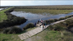 Kızılırmak Deltası Kuş Cenneti'ni son 2 yılda 220 bin kişi ziyaret etti