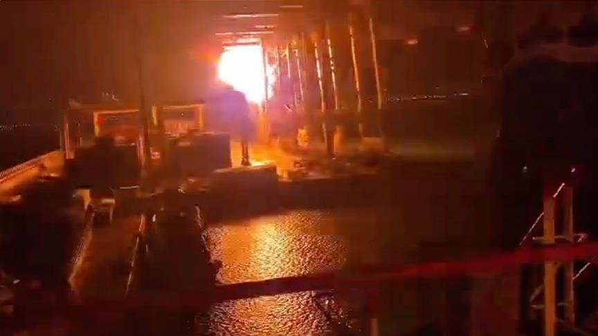 انتشار تصاویری از حمله پهپادی اوکراین به منطقه نووروسیسک روسیه