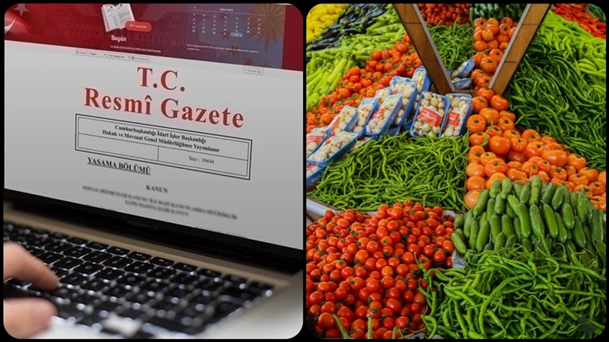 Gıdalarda pestisit kalıntılarının maksimum limitlerine ilişkin esaslar düzenlendi